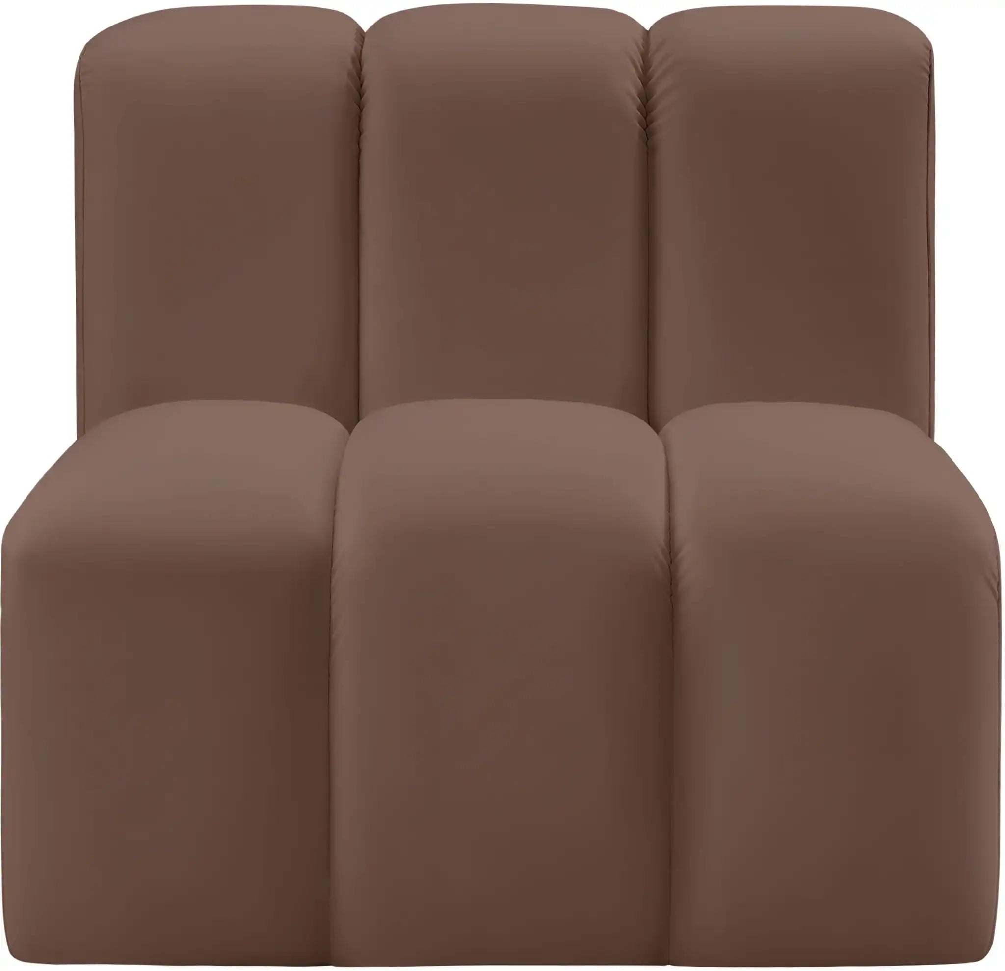 Arc - Faux Leather Straight Chair