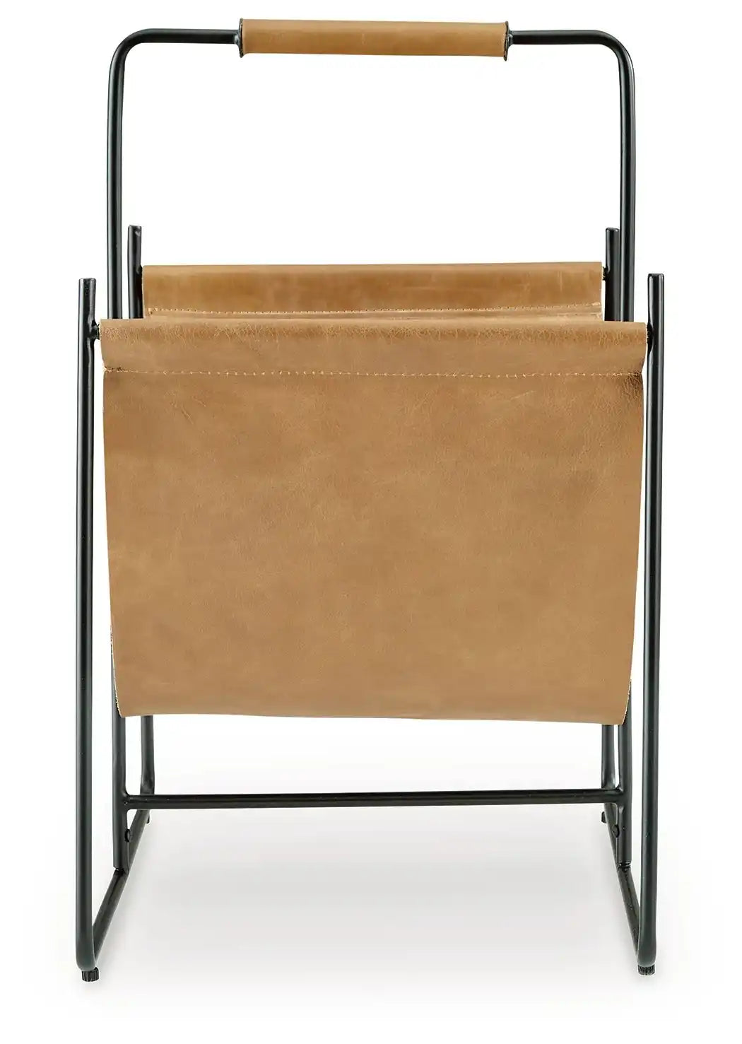 Faronworth - Magazine Rack - Brown / Black - Best Buy Furniture