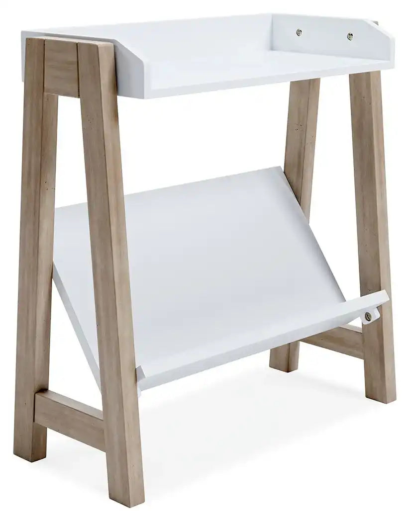 Blariden - Small Bookcase - White / Tan - Best Buy Furniture