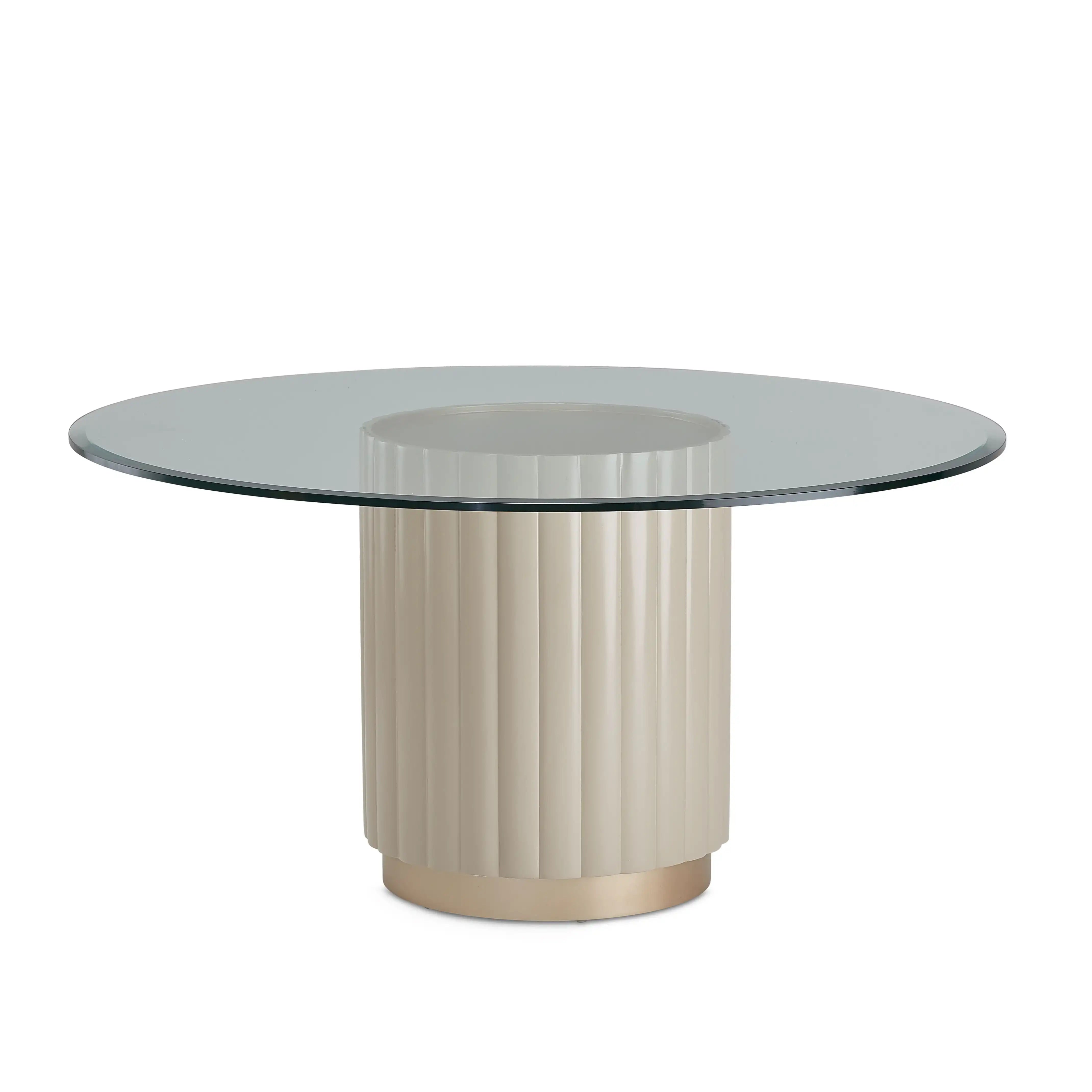 Malibu Crest - Round Dining Table - Chardonnay - Best Buy Furniture