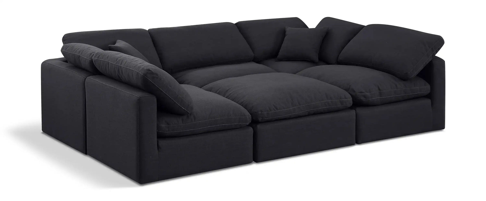 Indulge - Linen 6 Piece Modular Sectional - Best Buy Furniture