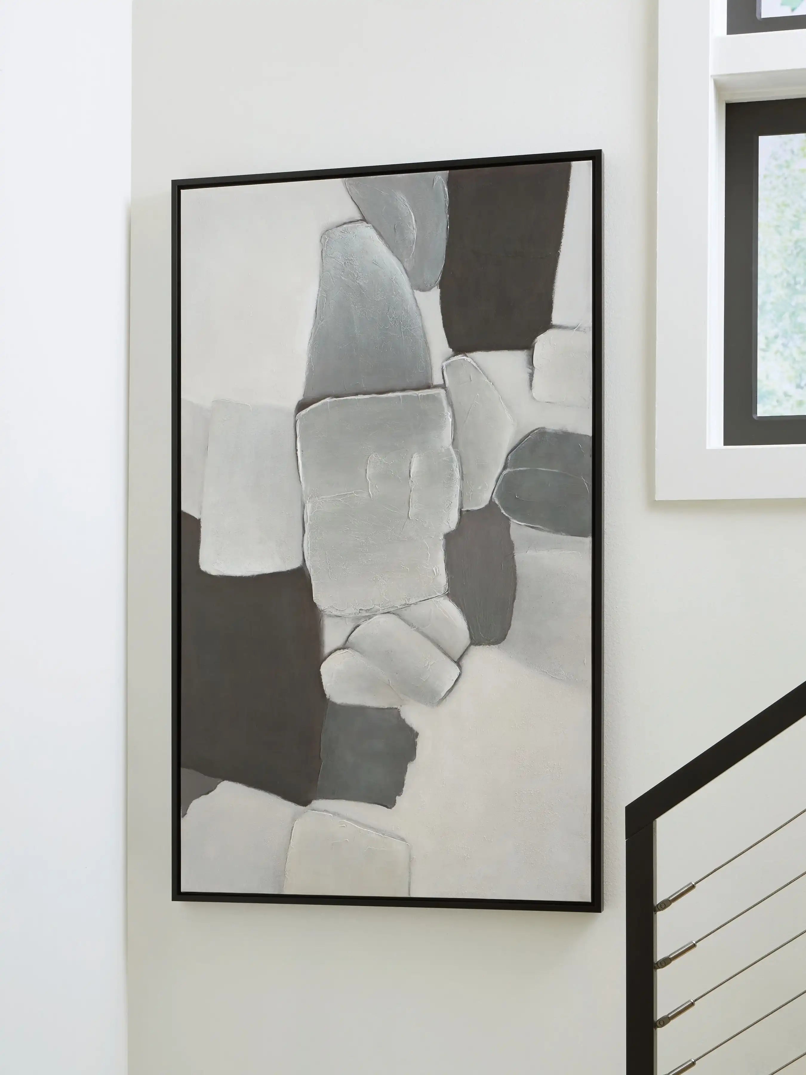Adilson - Wall Art - White / Gray / Black - Best Buy Furniture