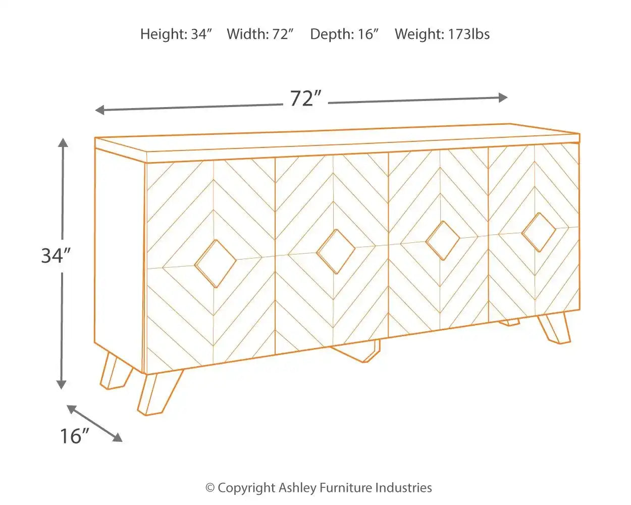 Robin Ridge - Accent Cabinet - Brown / Beige - Best Buy Furniture