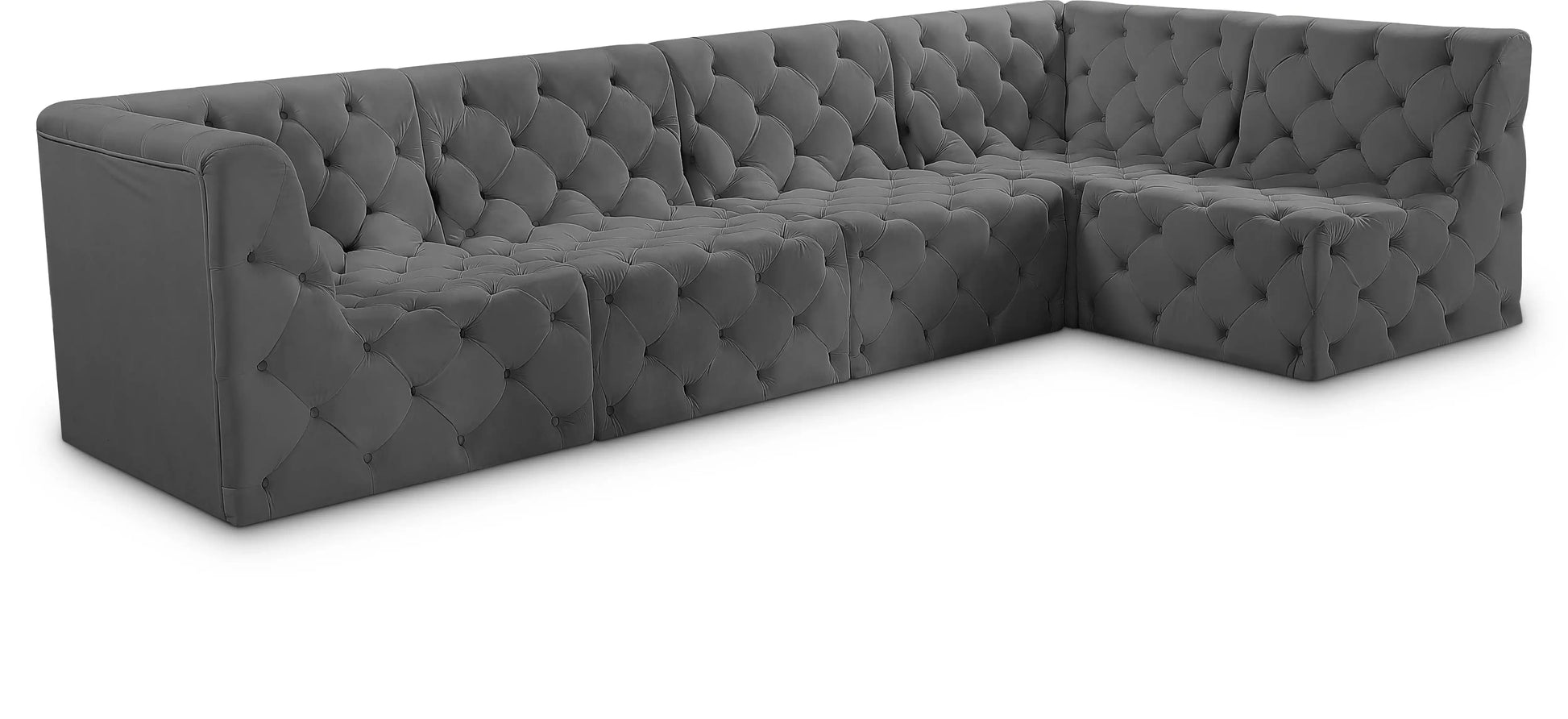Tuft - 5 Piece Modular Sectional - Best Buy Furniture