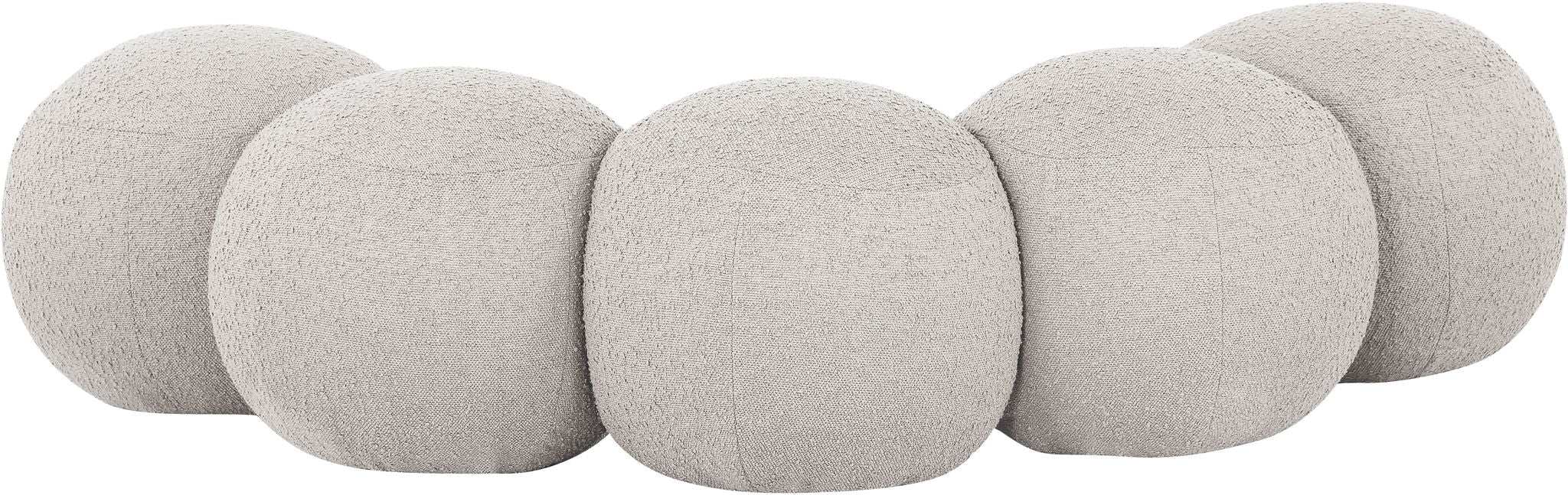 Apollo - Boucle Fabric Bench