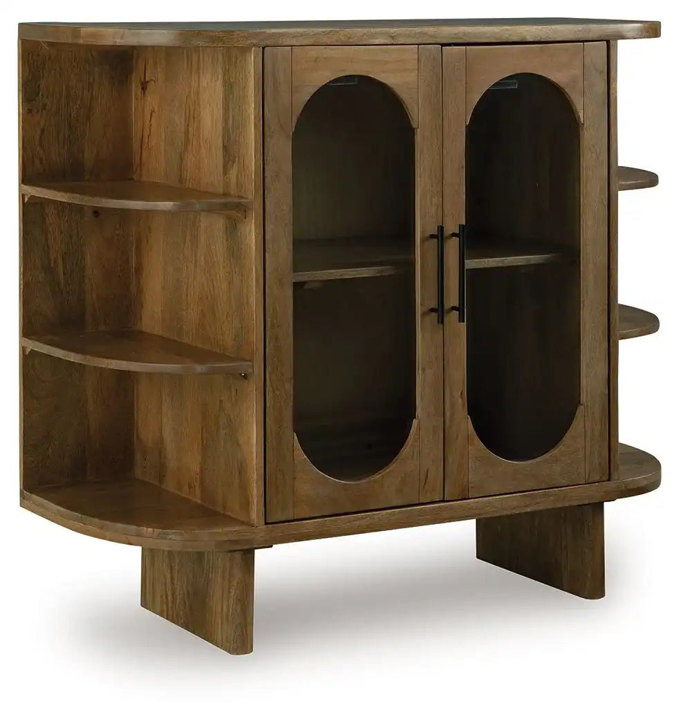 Niall - Accent Cabinet - Light Brown - Best Buy Furniture