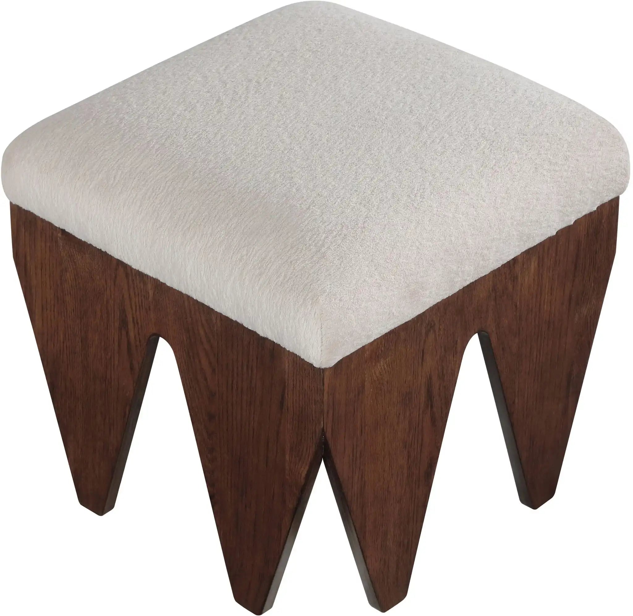 Altair - Fabric Bench - Dark Brown Base