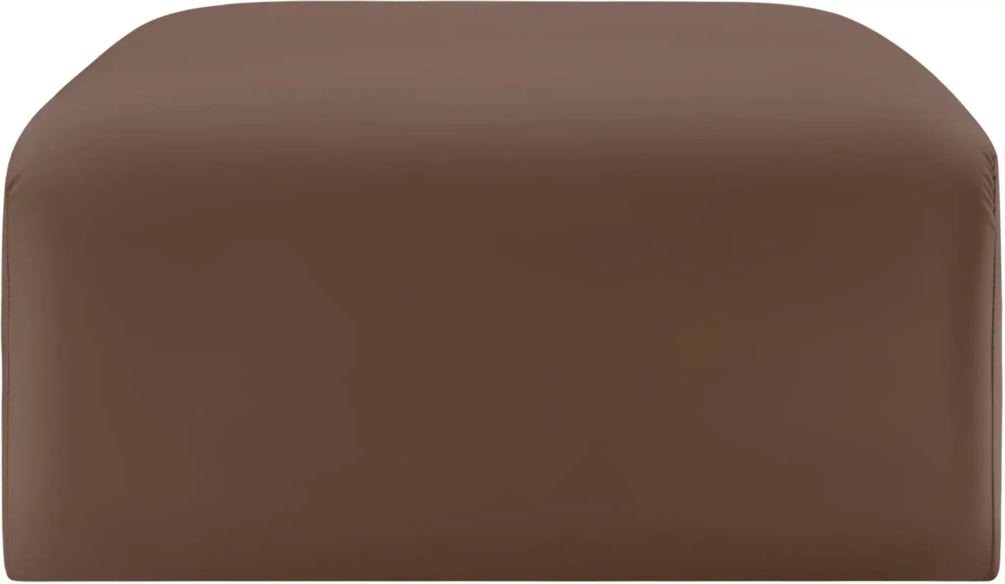 Arc - Faux Leather Ottoman