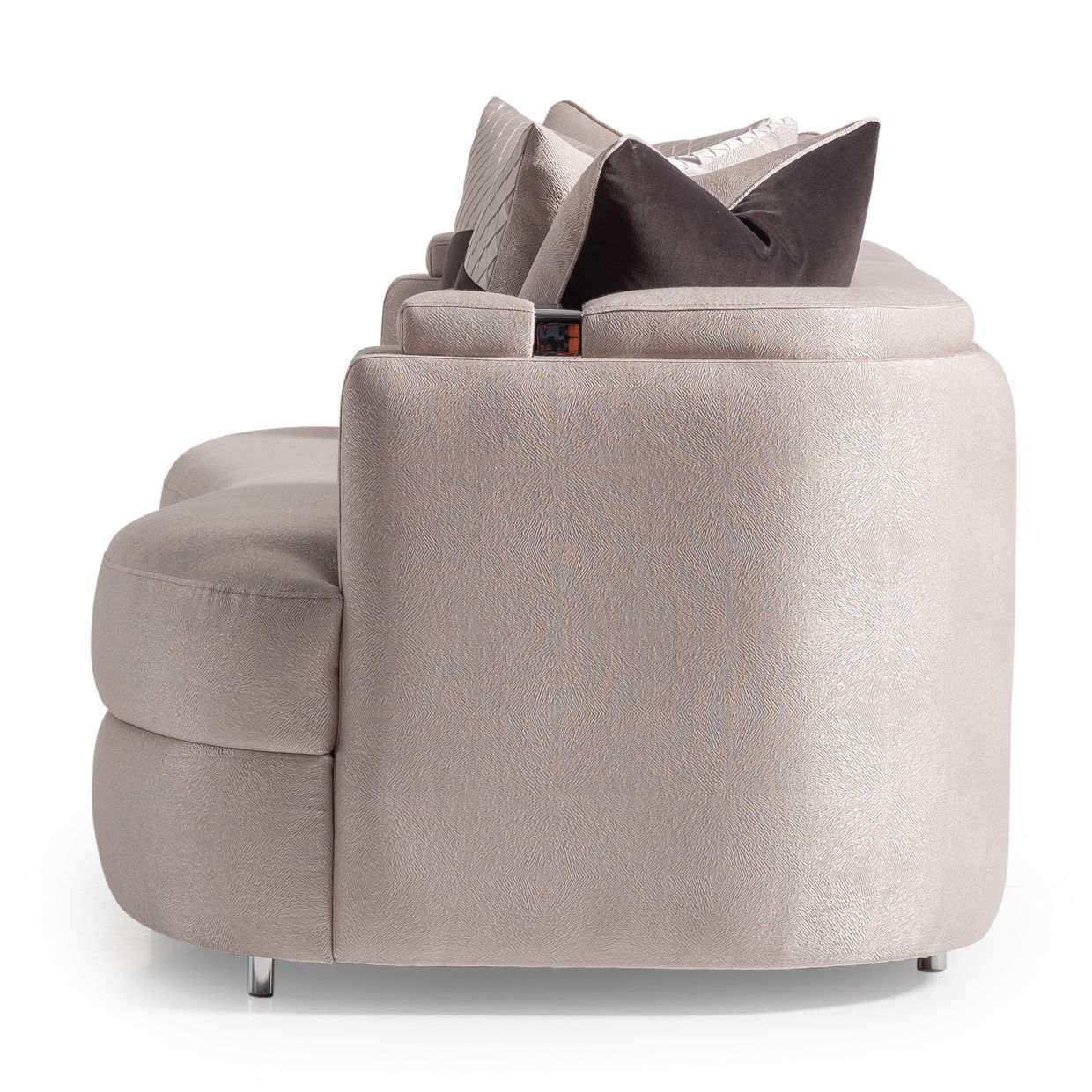 Carmela - Sofa - Zinc/Silver - Best Buy Furniture
