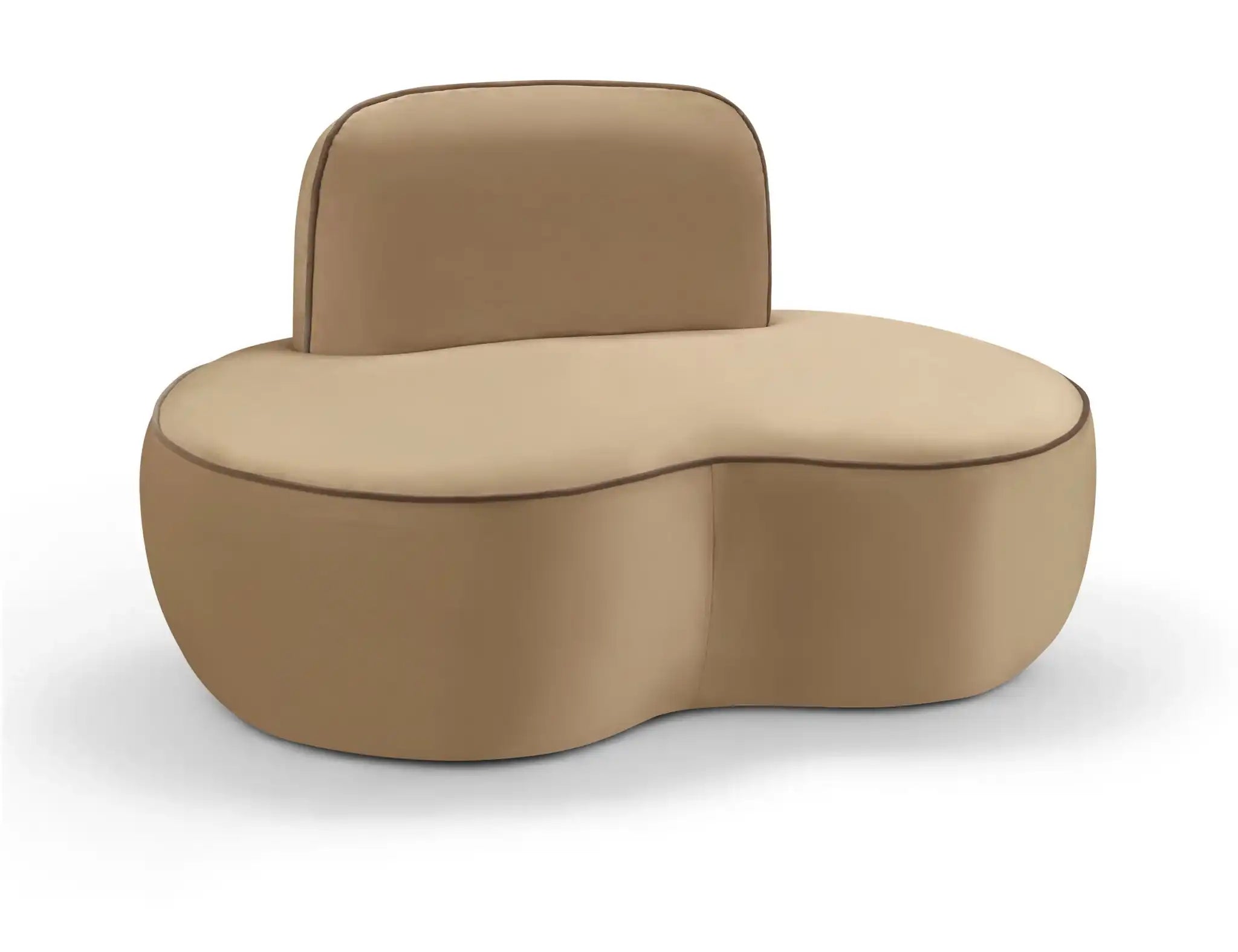 Swerve - Velvet Upholstered Chair - Best Buy Furniture
