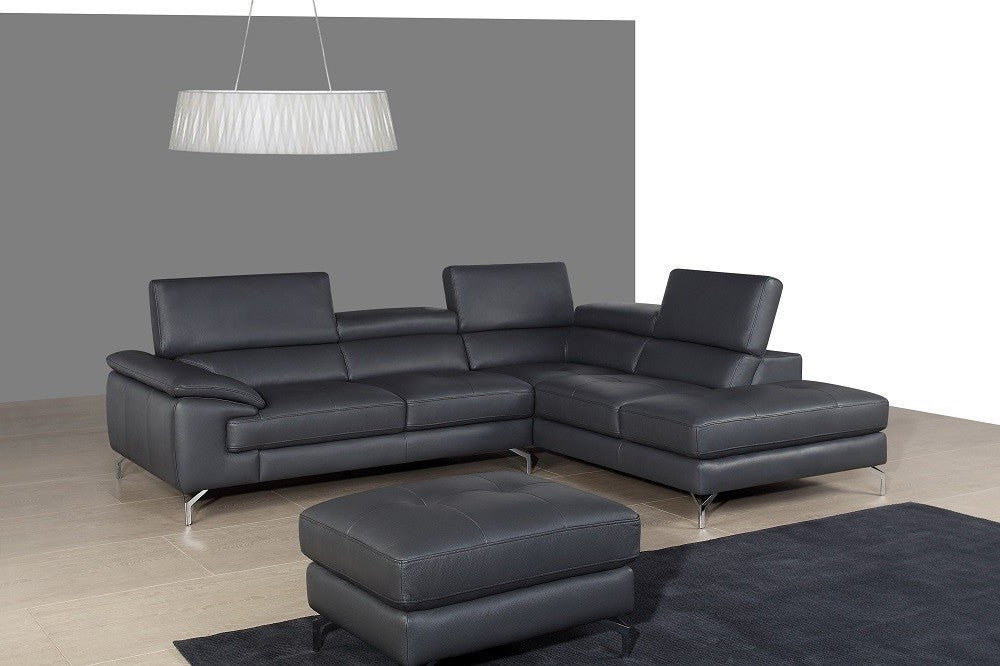 Arya Premium Leather Sectional J&M- A973