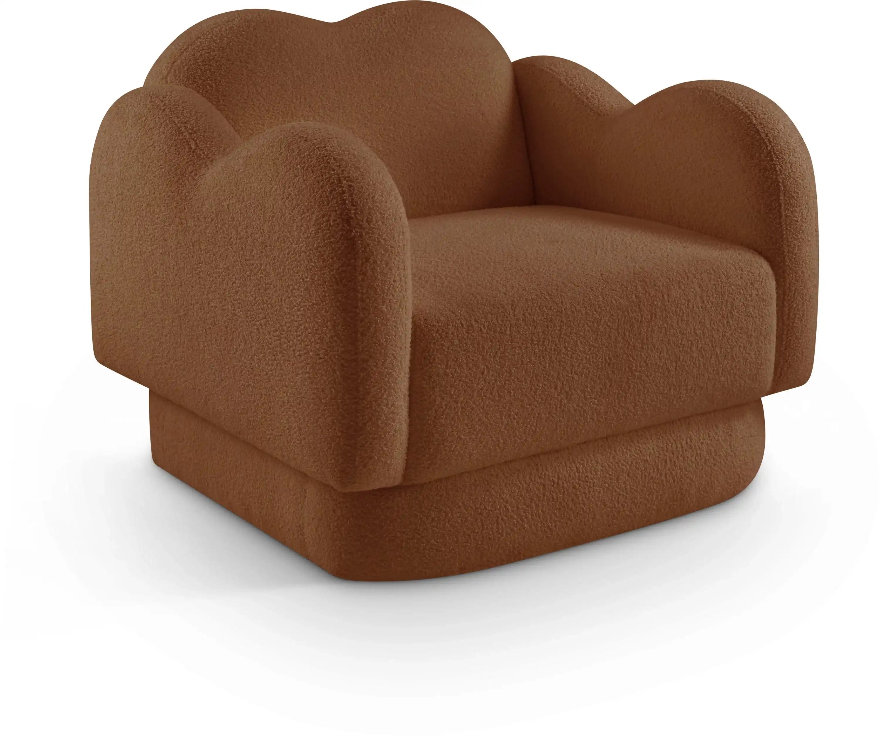 Bloom - Teddy Fabric Chair - Saddle - Best Buy Furniture