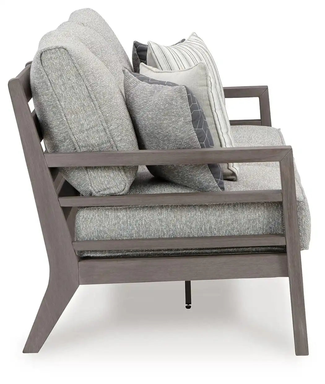 Hillside Barn - Sofa With Cushion - Gray / Brown - Best Buy Furniture