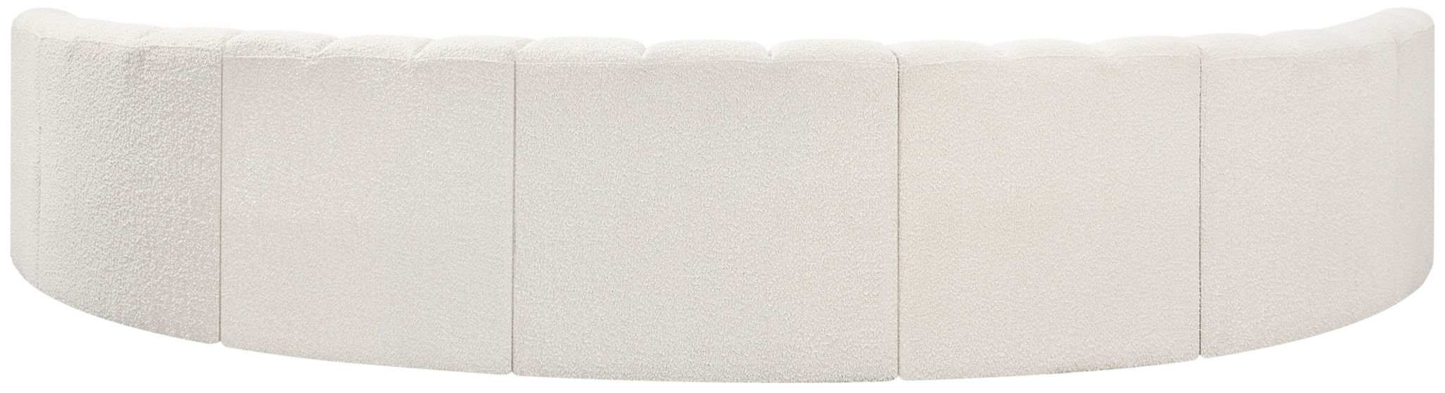 Arc - Boucle Fabric 7 Piece U-Shaped Modular Sofa