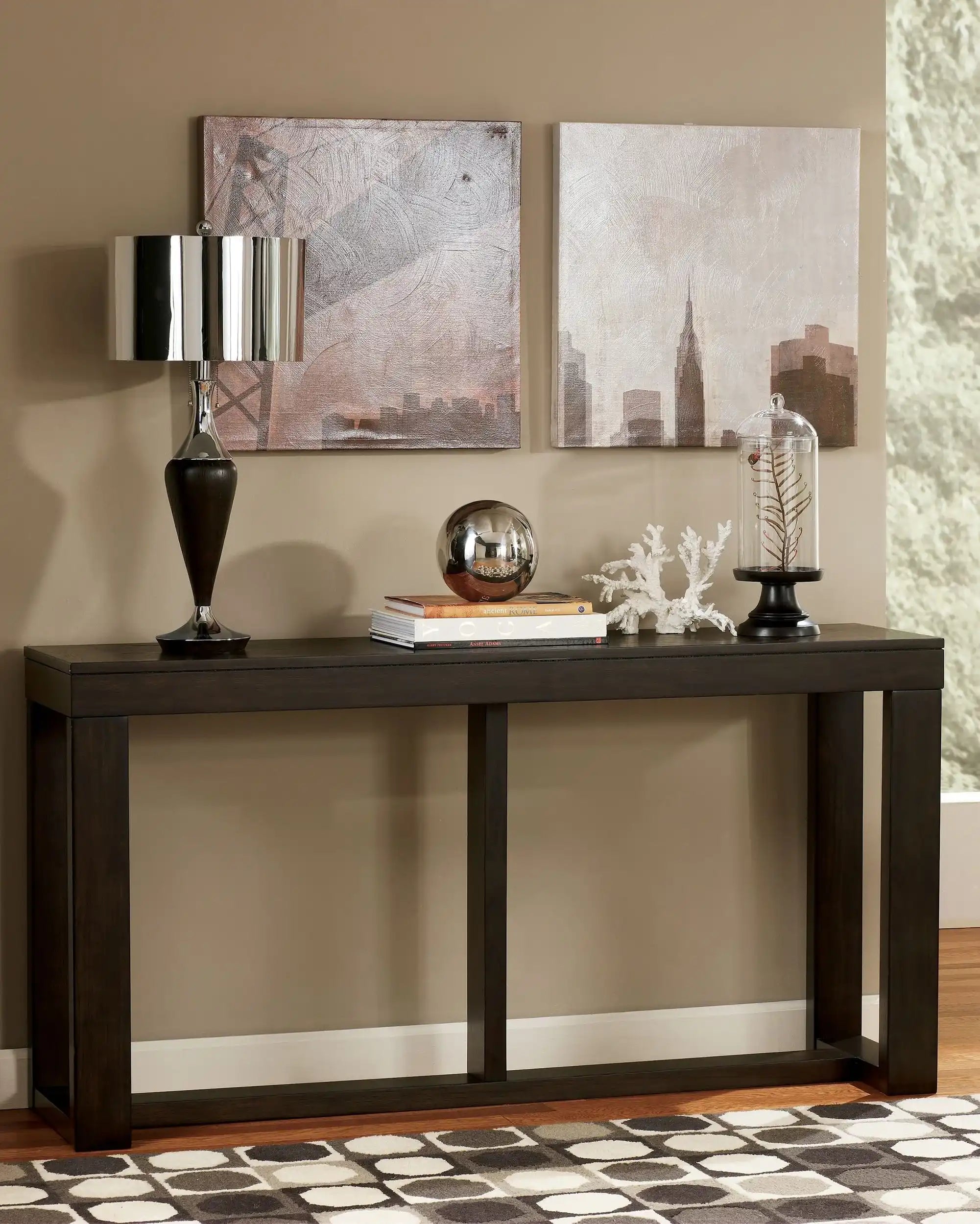 Watson - Sofa Table - Dark Brown - Best Buy Furniture