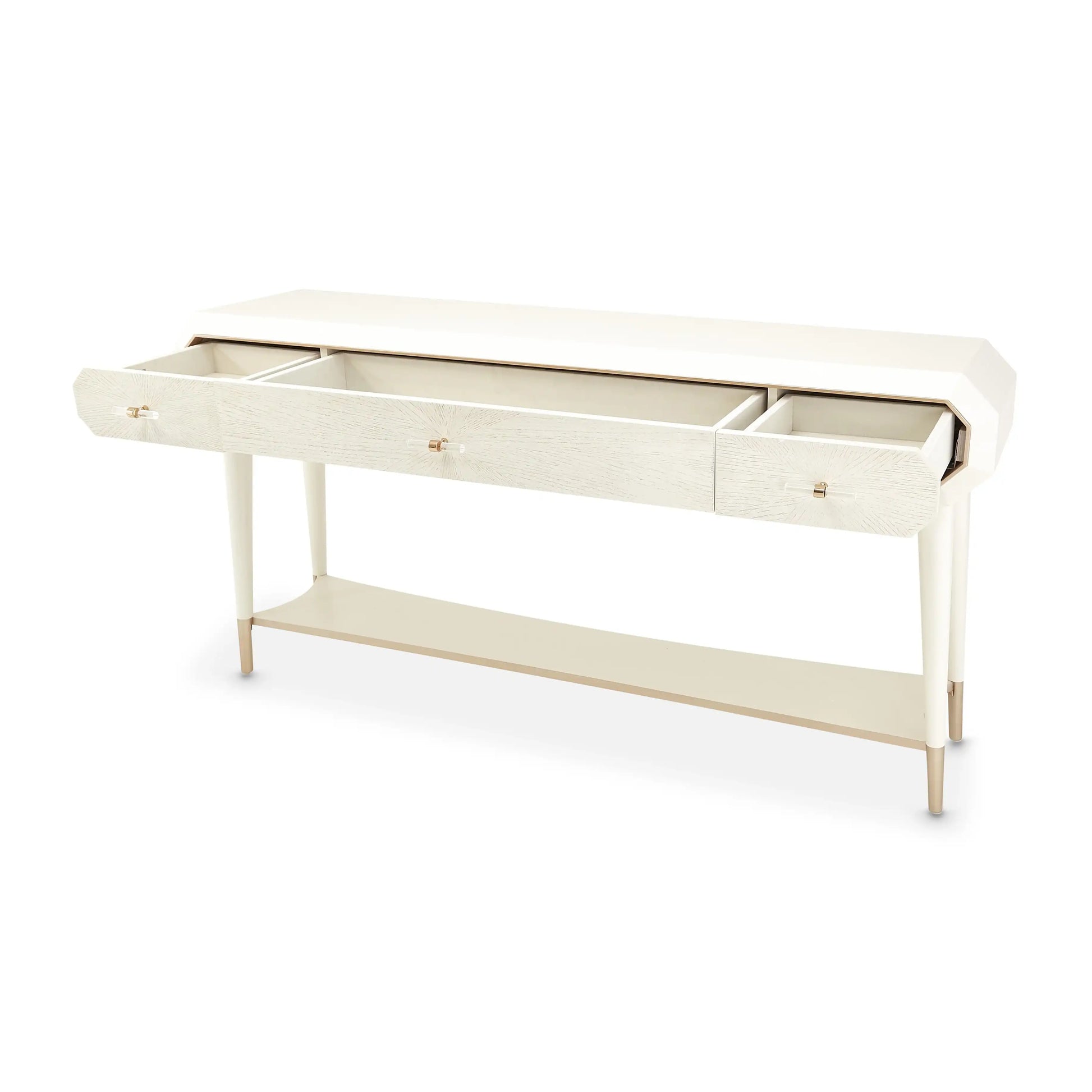 La Rachelle - Console Table - Champagne - Best Buy Furniture