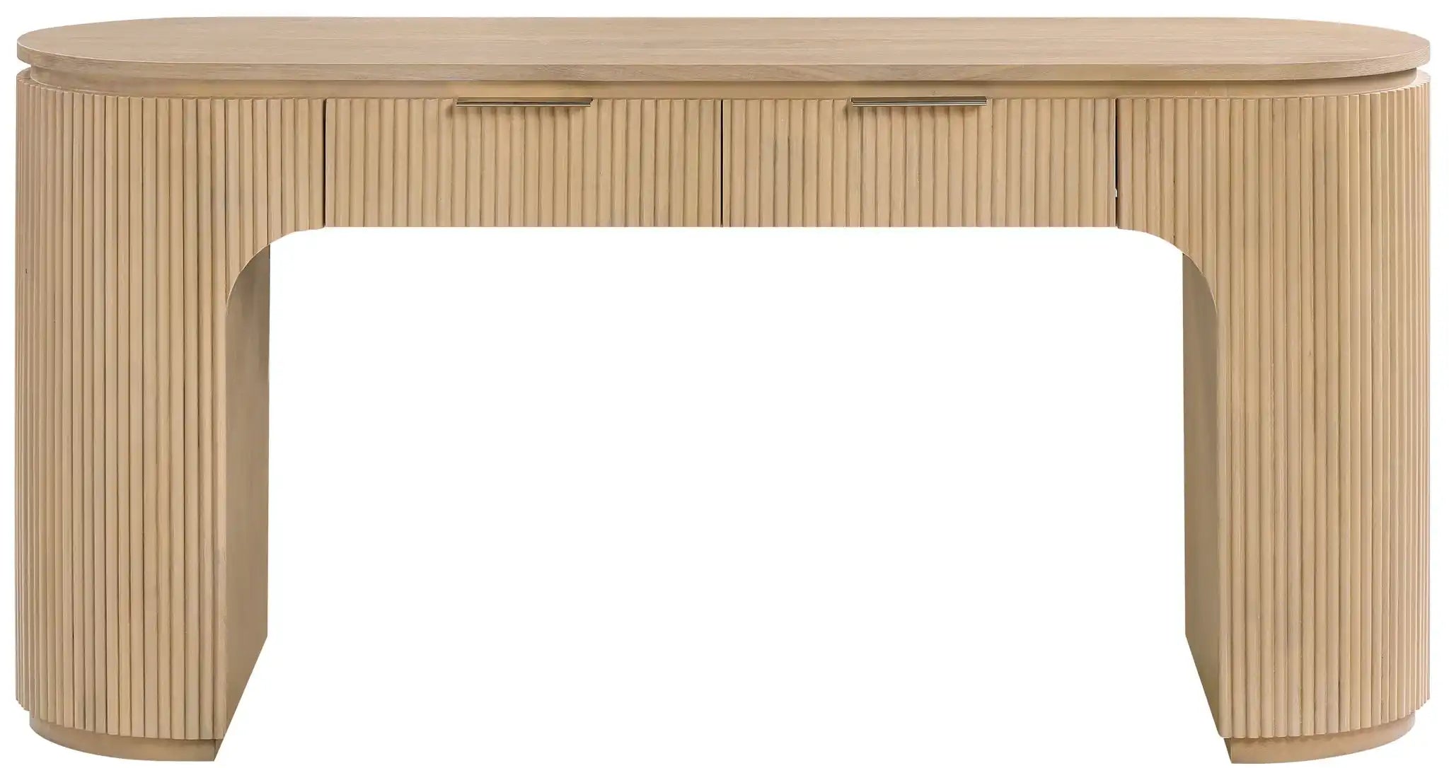 Astrid - Solid Wood And Oak Veneer Desk