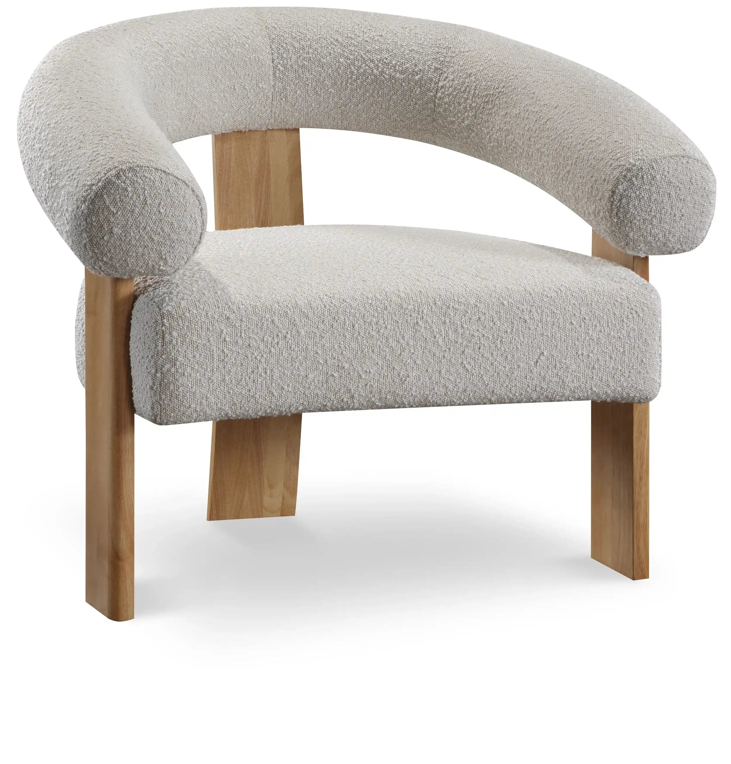 Winston - Accent Chair With Natural Legs - Best Buy Furniture