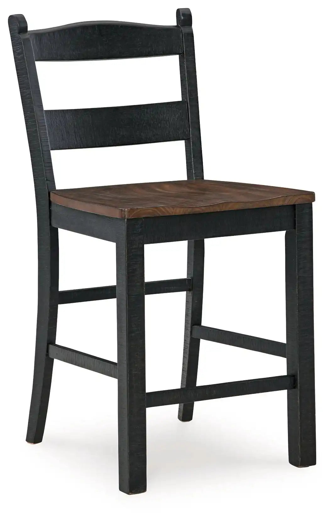 Valebeck - Barstool (Set of 2) - Black / Brown - Best Buy Furniture