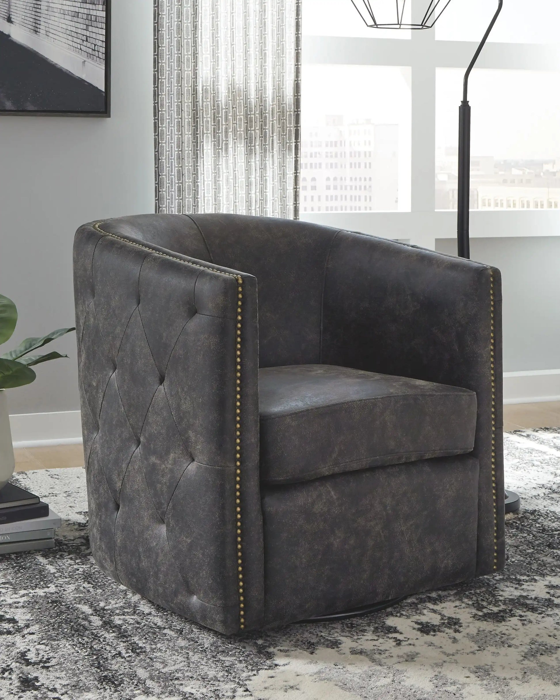 Brentlow - Swivel Accent Chair - Best Buy Furniture