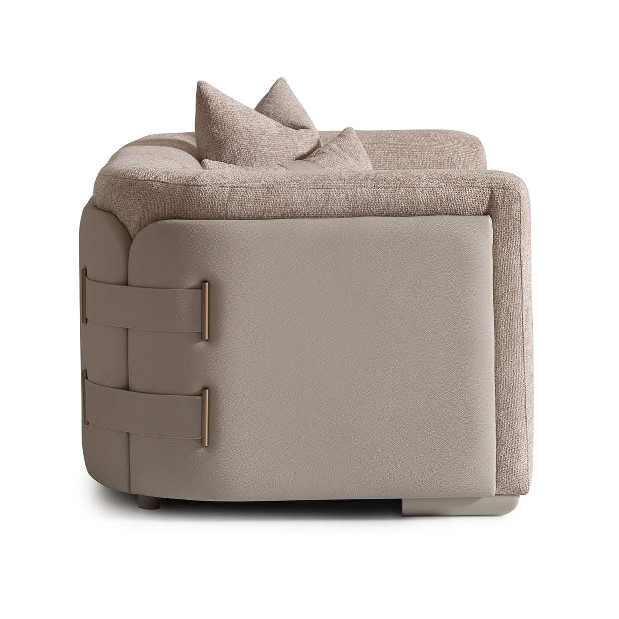 Canberra - Chair And A Half - Mink - Best Buy Furniture