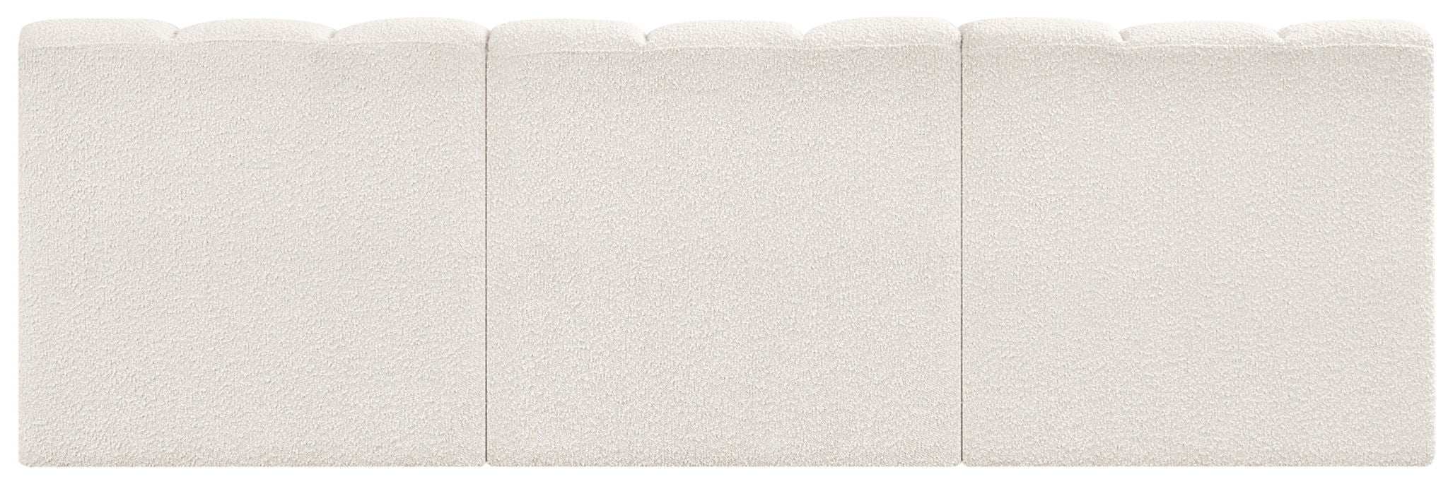 Arc - Boucle Fabric 3 Seats Modular Sofa