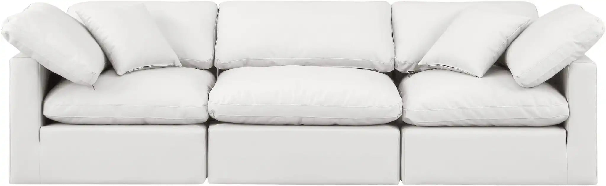Indulge - Faux Leather 3 Seat Modular Sofa