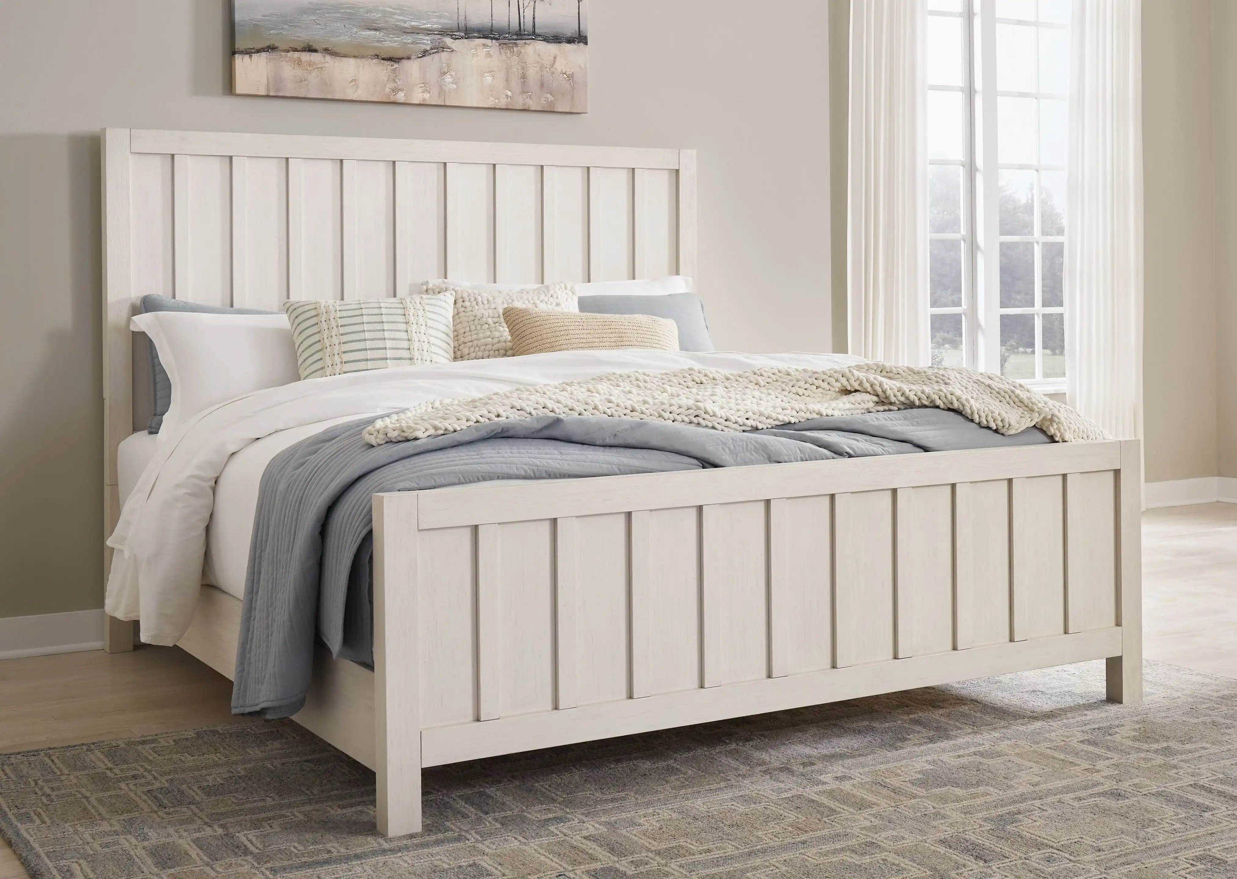Shaybrock - Panel Bed - Best Buy Furniture