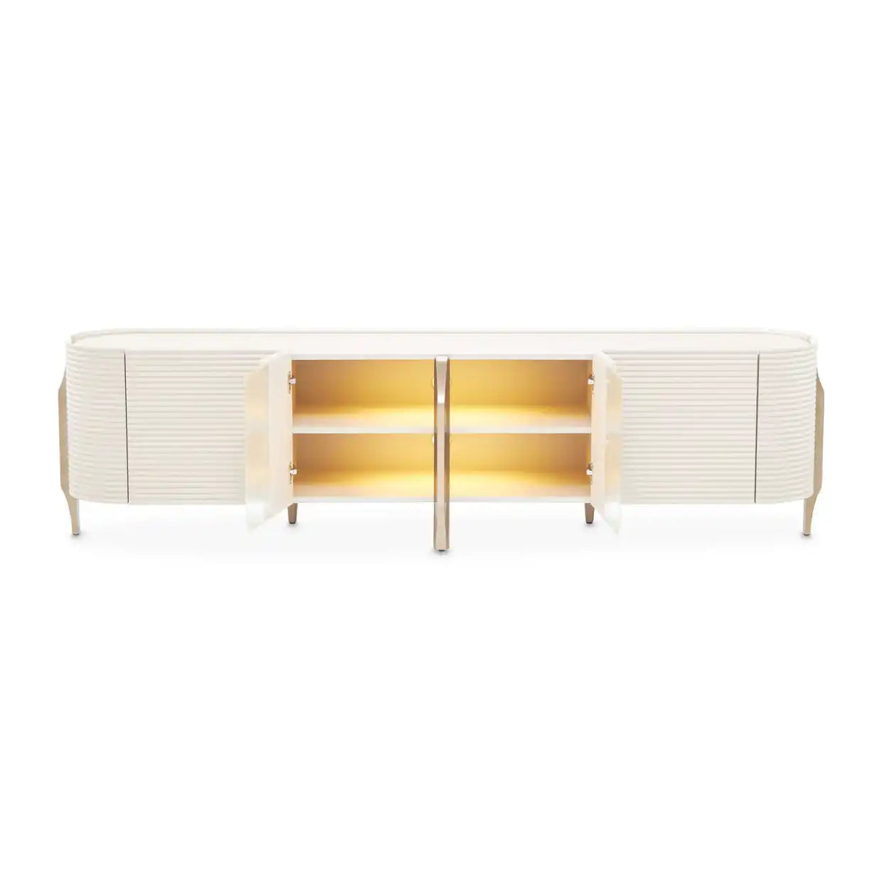 Mod Dream - Media Cabinet - Rich Champagne - Best Buy Furniture