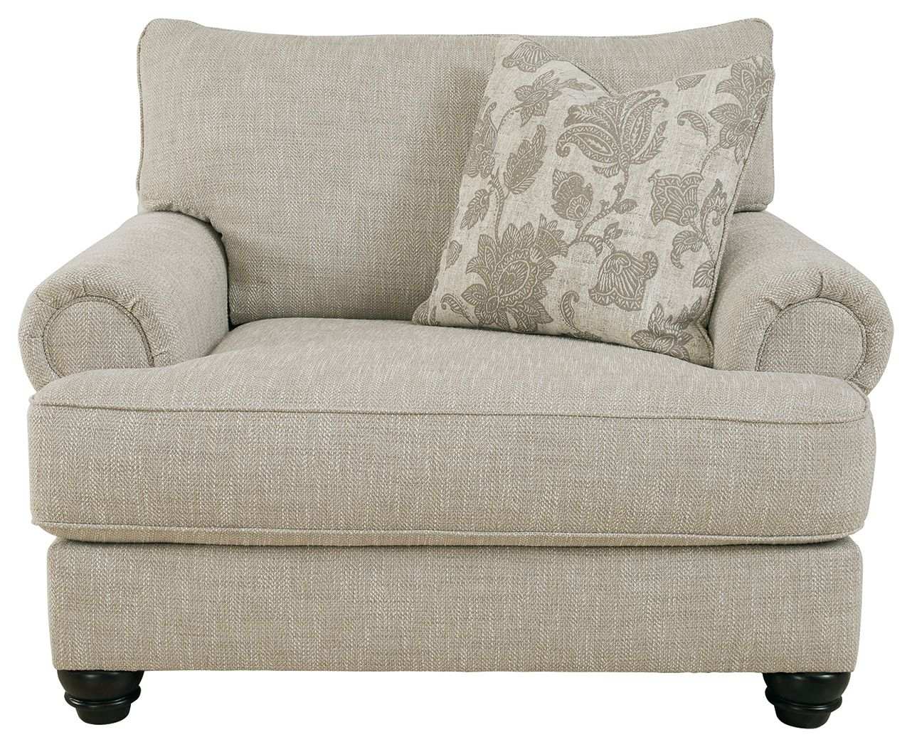 Asanti - Chair and a Half - Fog - Best Buy Furniture