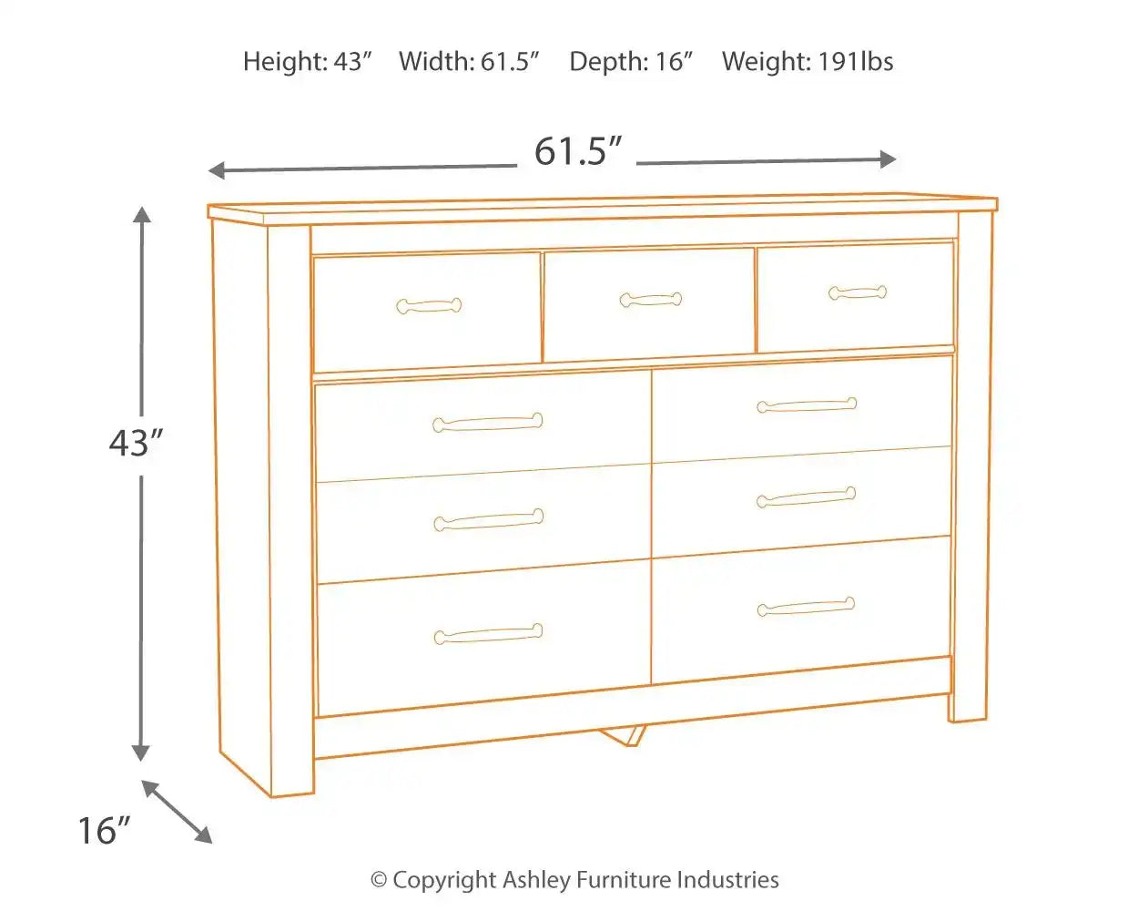 Bellaby - Dresser - Best Buy Furniture