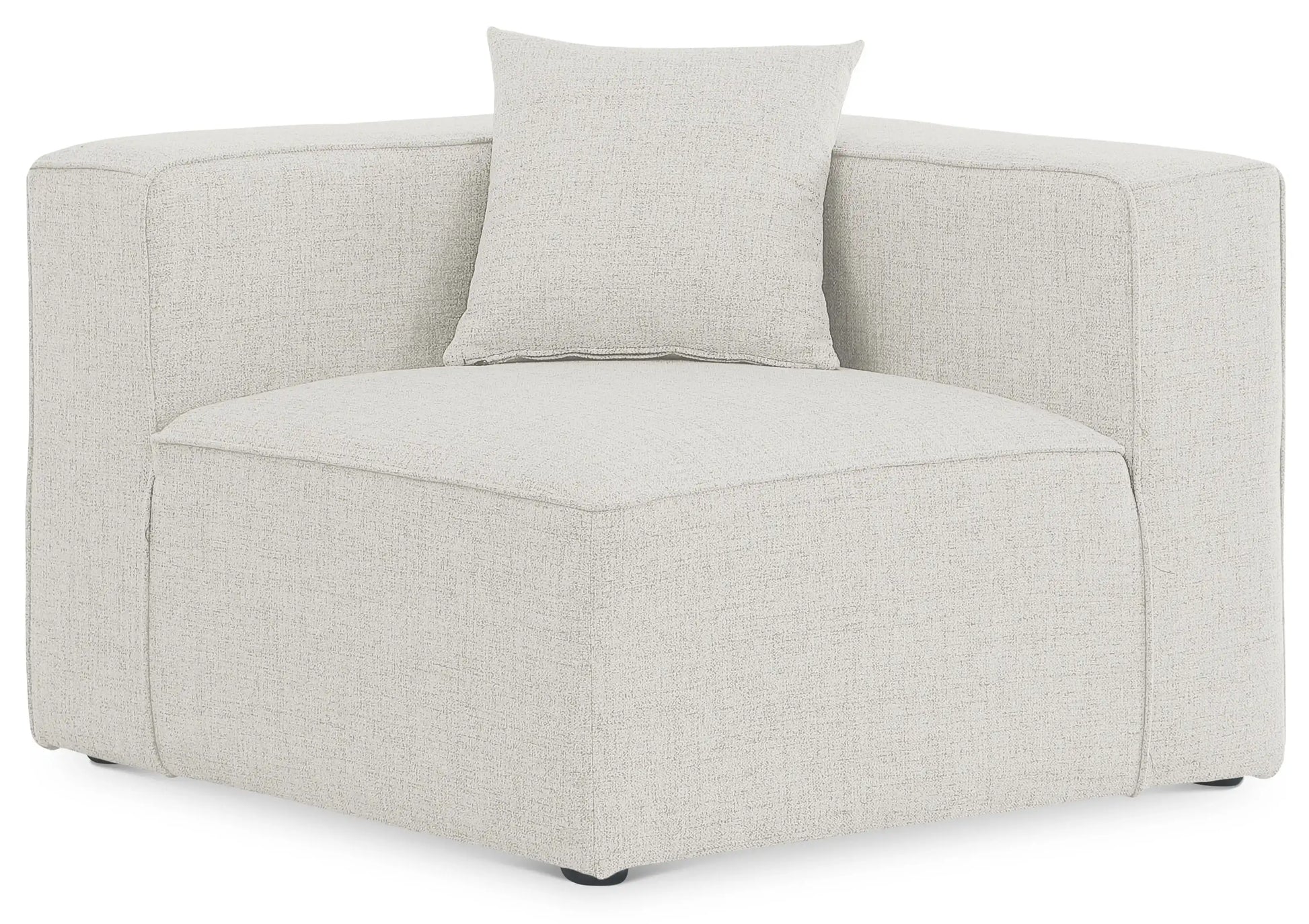 Cube - Linen Corner Chair - Best Buy Furniture