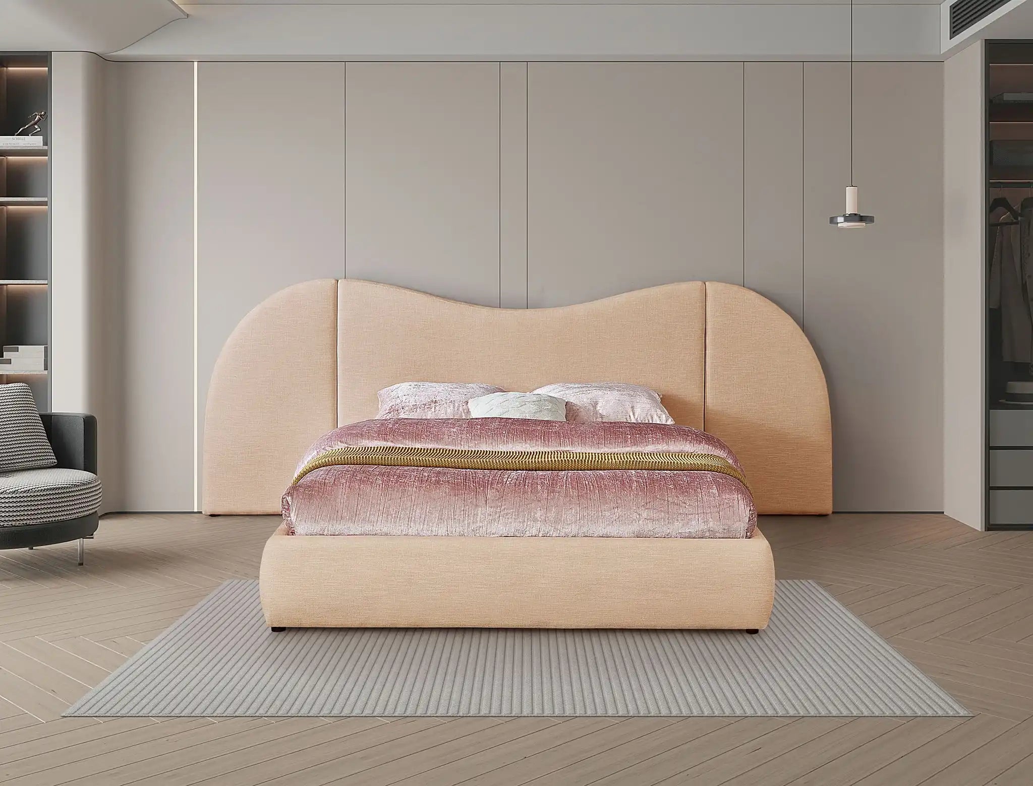 Everest - Linen Fabric Bed