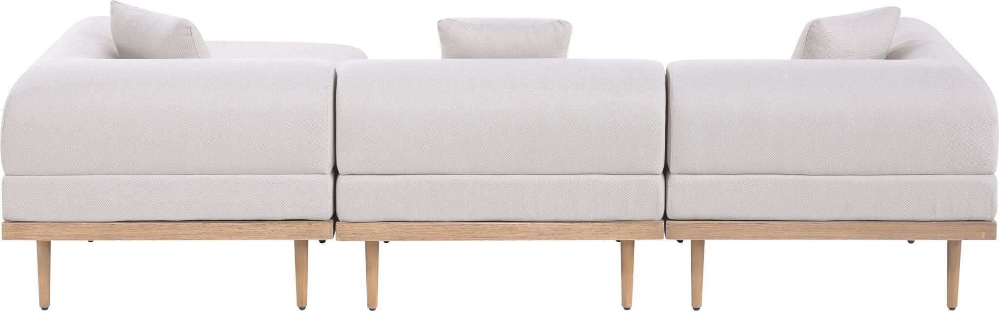 Laguna - 4 Piece 106.5" Upholstered Outdoor Patio Modular Sectional