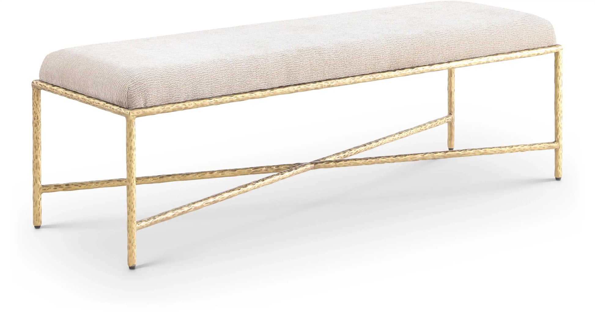 Valley - Bench With Gold Frame - Best Buy Furniture