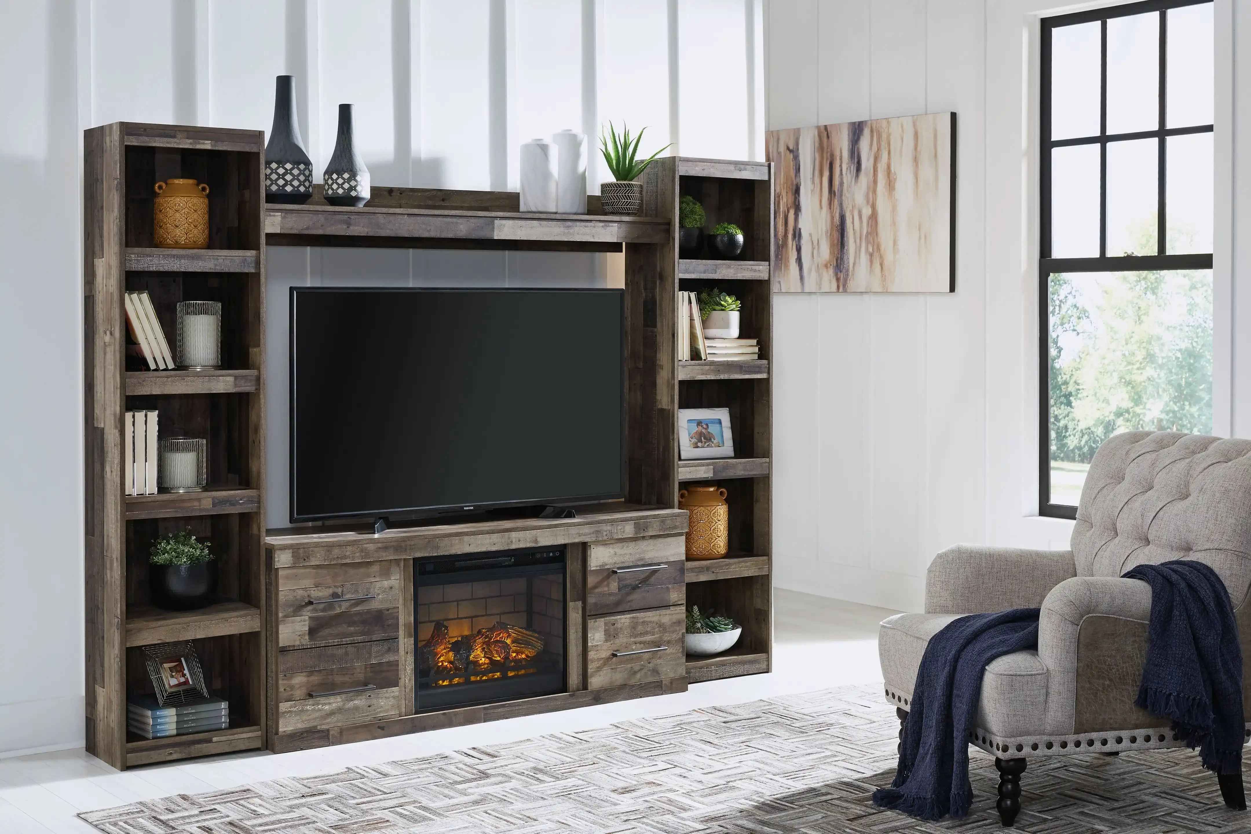 Derekson - Entertainment Center - Best Buy Furniture