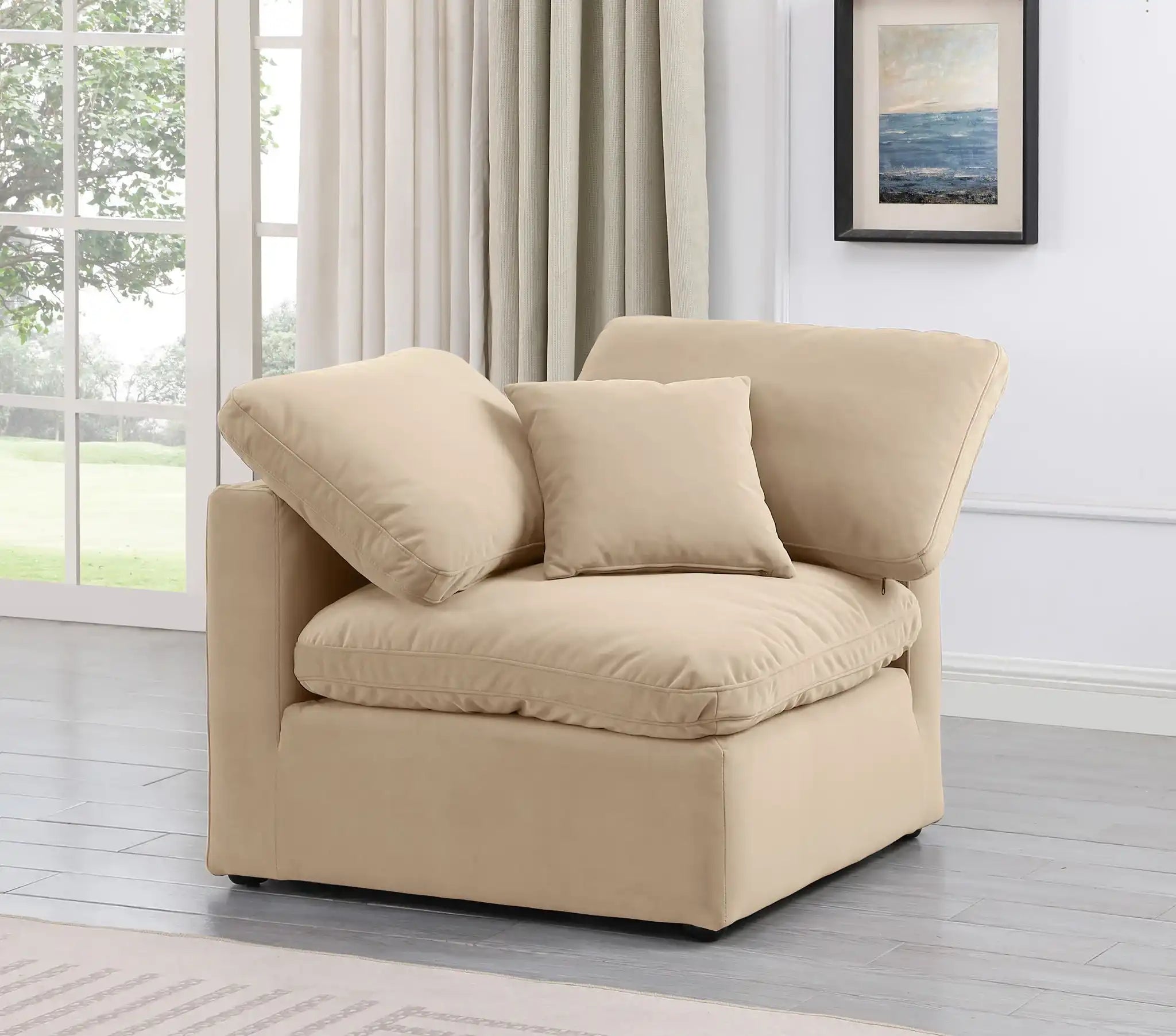 Indulge - Velvet Corner Chair
