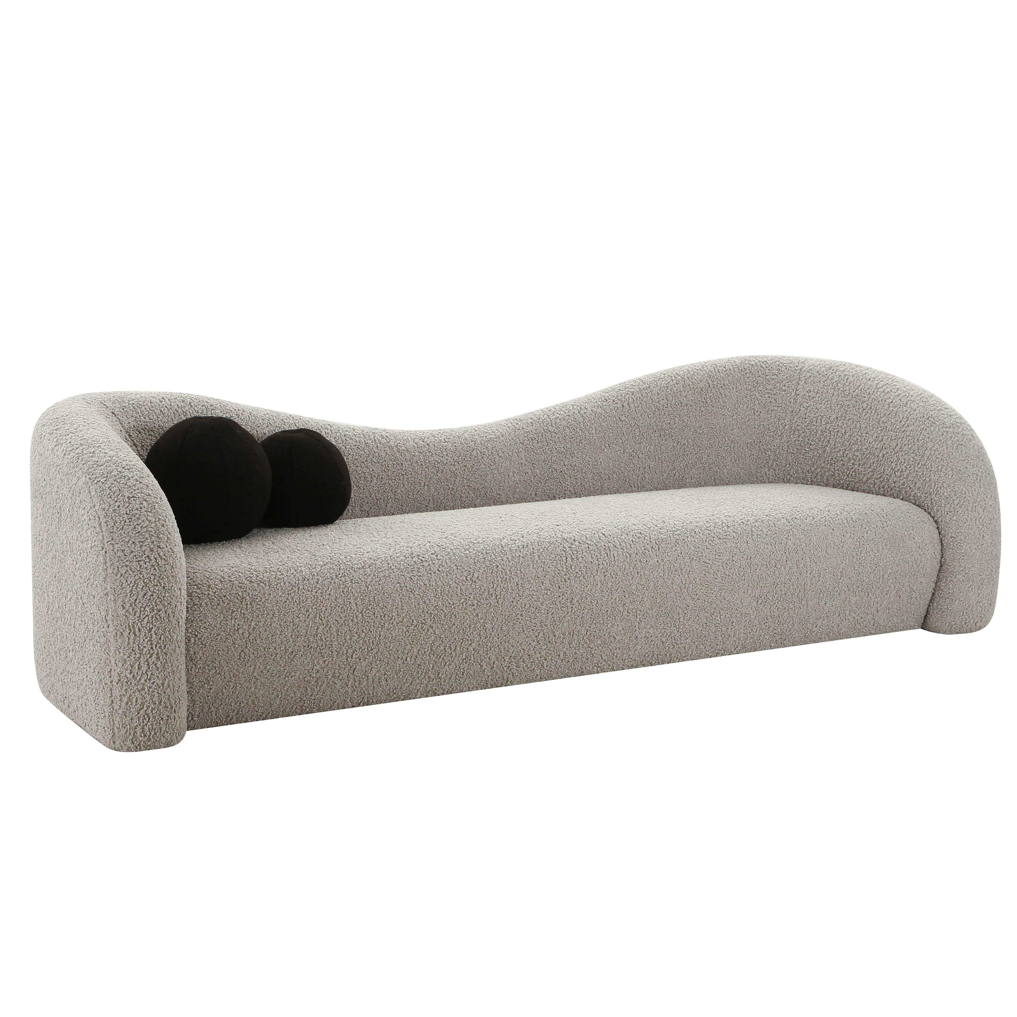 Leonie - Faux Shearling Sofa - Best Buy Furniture