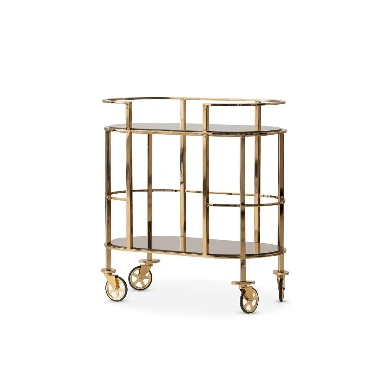 Savannah Breeze - Bar Cart - Bright Gold - Best Buy Furniture