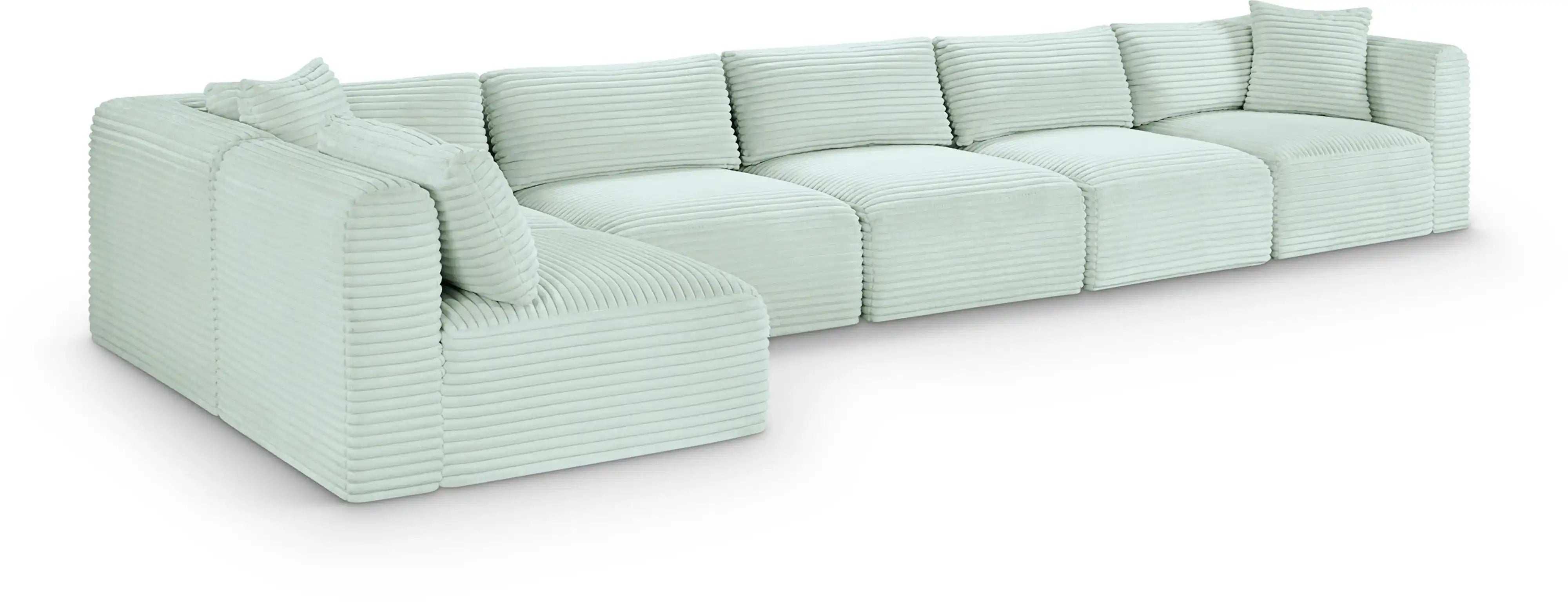 Shaggy - 6 Piece Modular Sectional - Best Buy Furniture