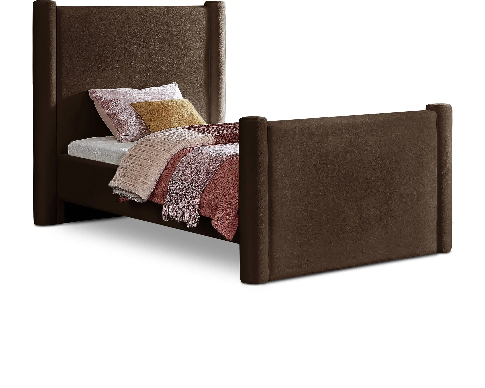 Elias - Velvet Bed - Best Buy Furniture