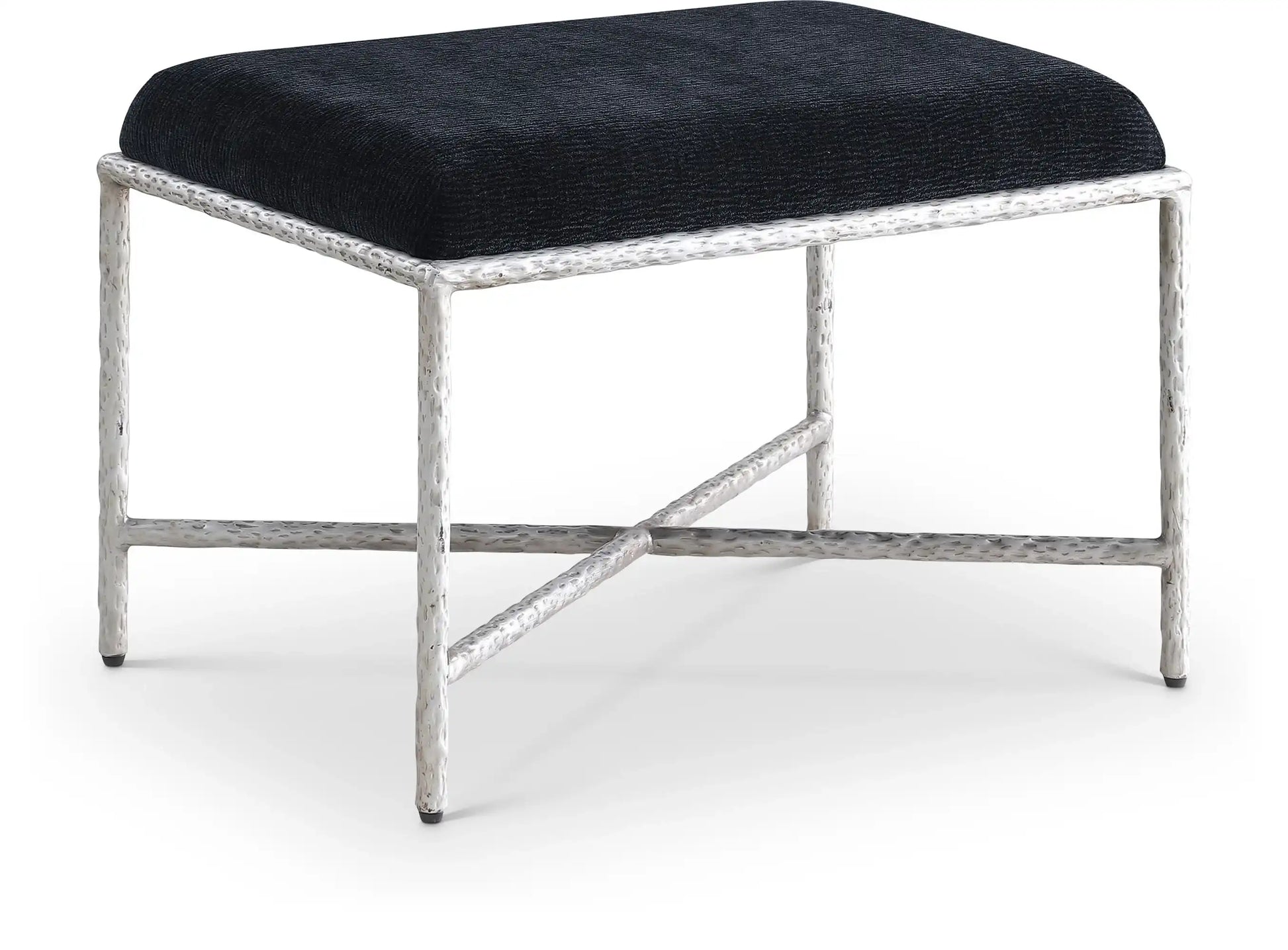 Valley - Bench With Silver Frame - Best Buy Furniture