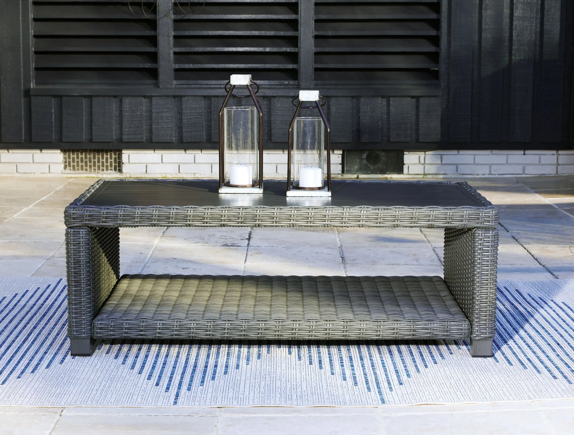 Elite Park - Rectangular Cocktail Table - Gray - Best Buy Furniture