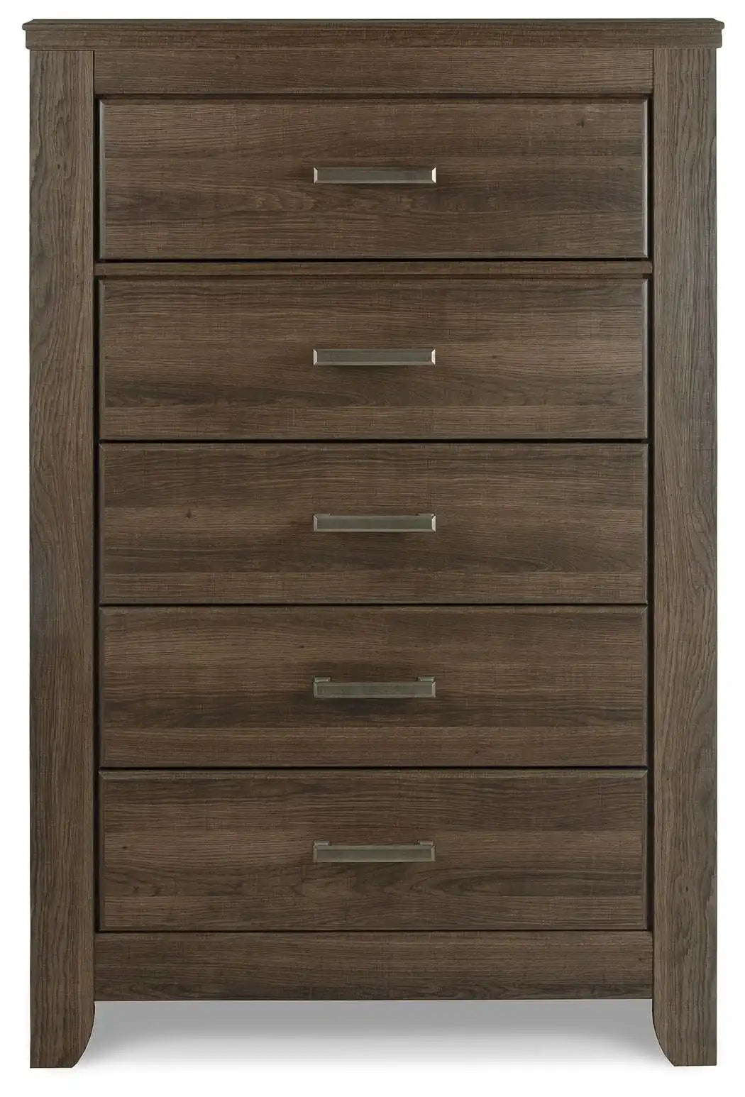 Juararo - Five Drawer Chest - Dark Brown - Best Buy Furniture