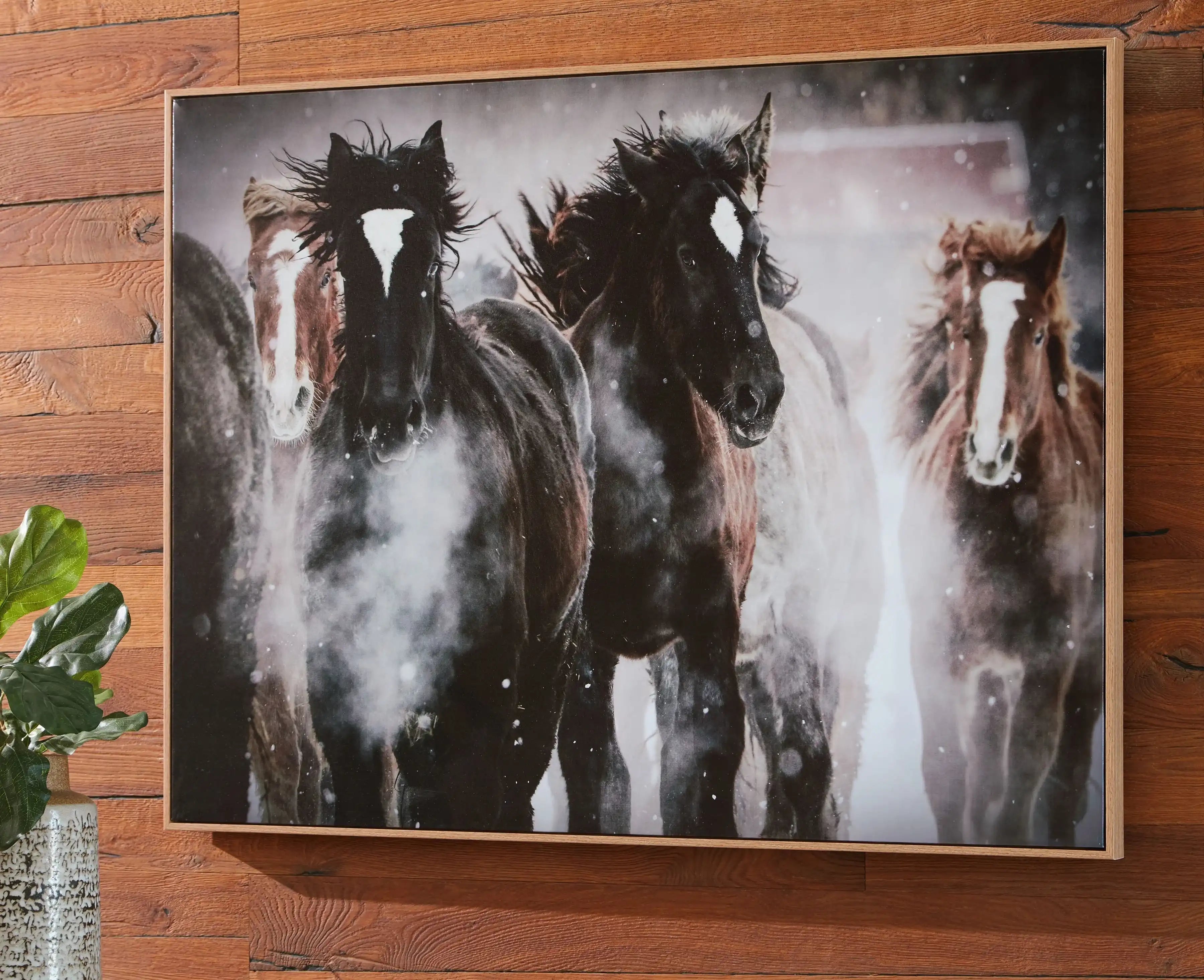Chaseburn - Wall Art - Brown / Black / White - Best Buy Furniture
