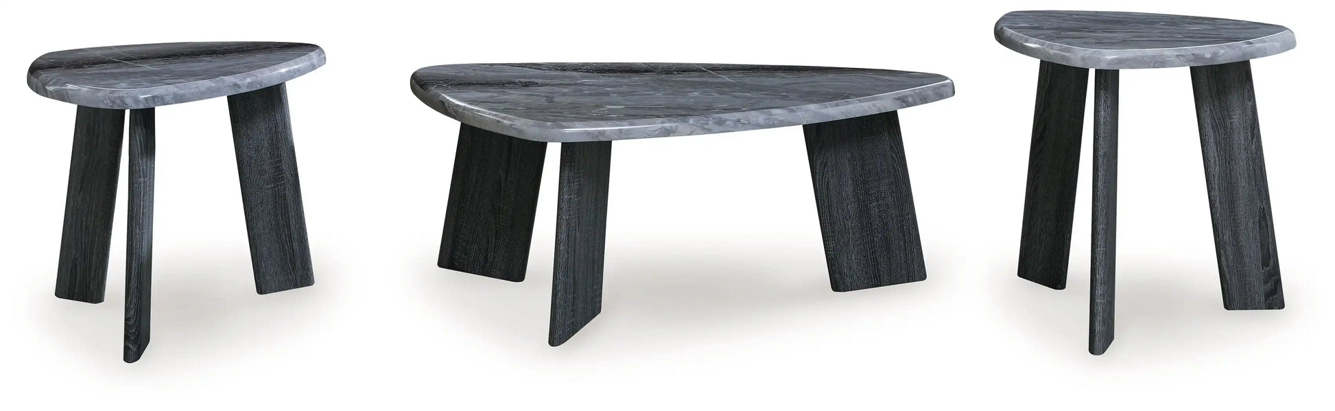 Bluebond - Occasional Table Set (Set of 3) - Gray - Best Buy Furniture