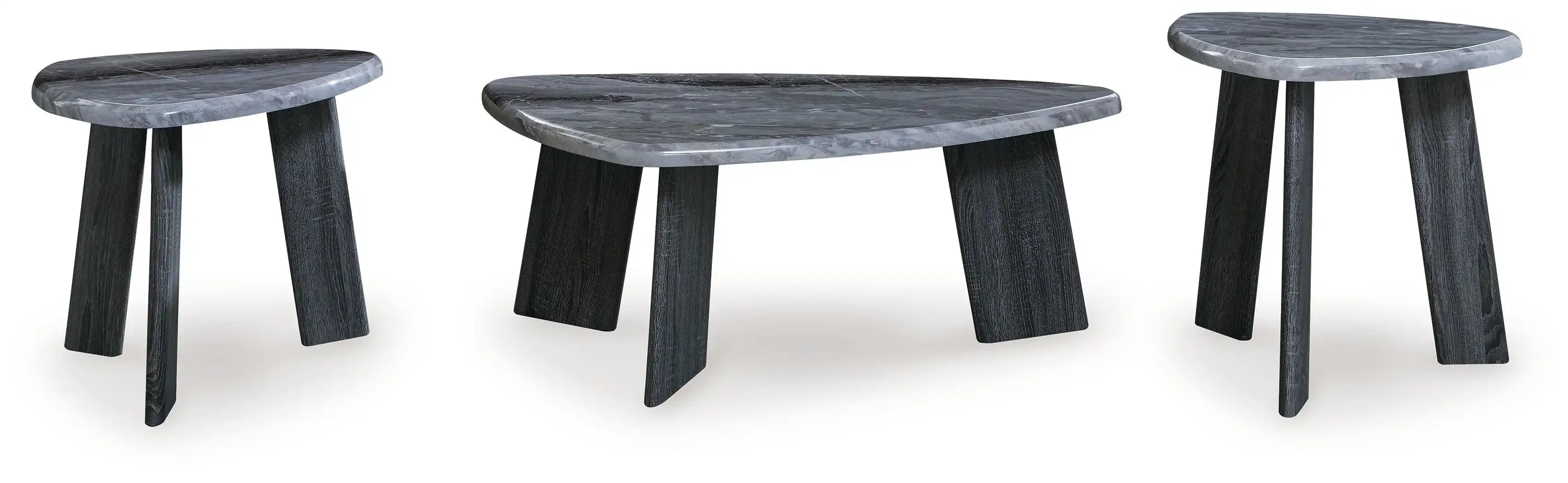 Bluebond - Occasional Table Set (Set of 3) - Gray - Best Buy Furniture