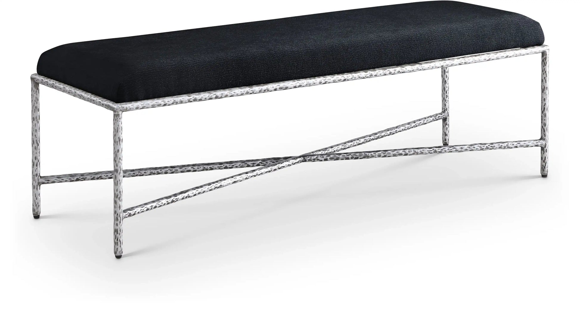 Valley - Bench With Silver Frame - Best Buy Furniture