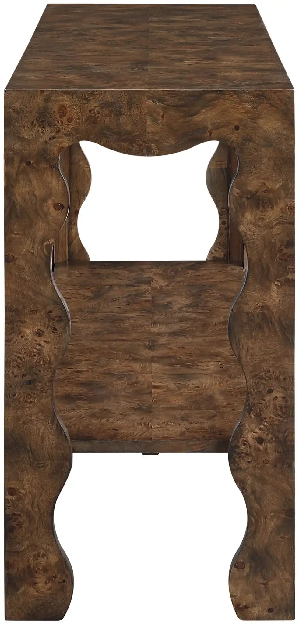 Vassa - Burl Veneer Console Table