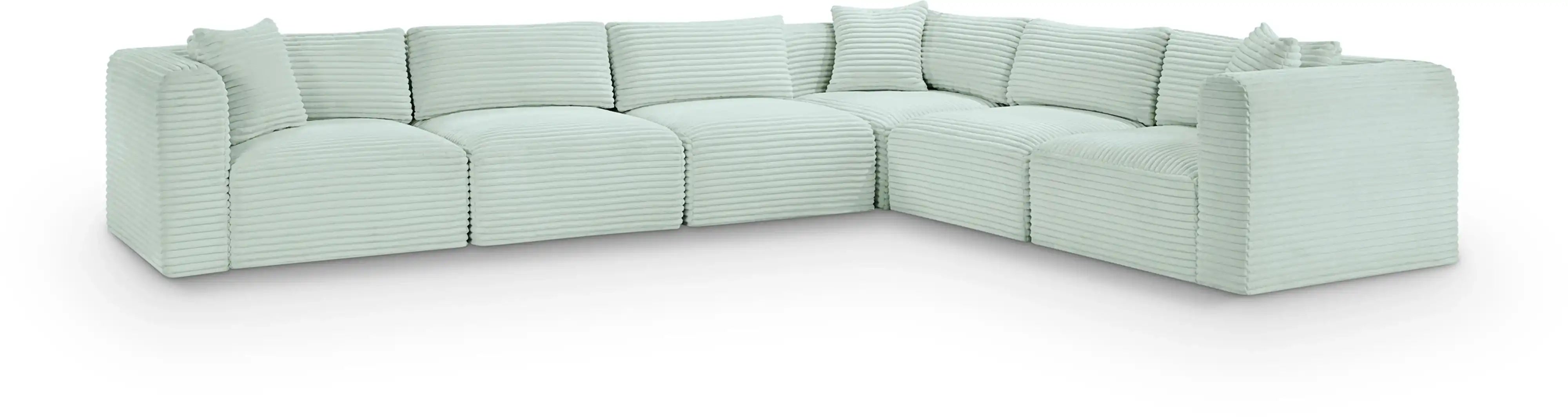 Shaggy - 6 Piece Modular Corner Sectional - Best Buy Furniture